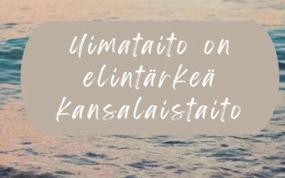 Uimataito on elintärkeä kansalaistaito